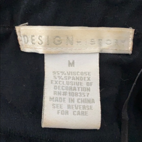 Design Histiory  black dress - Picture 4 of 4